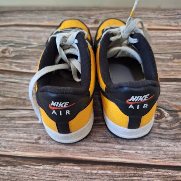 Nike Air Force 1 Golden Yellow and Black size 5Y - Picture 4 of 7
